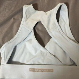 Limited Edition Gymshark x Nikki Blackketter Sports Bra Dusky Blue Small!
